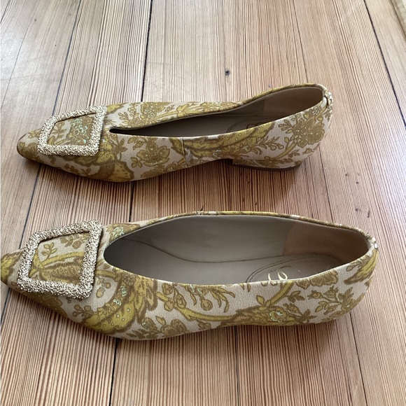 Sam Edelman Gold and Cream Women's Flat size 8.5 - Picture 4 of 7